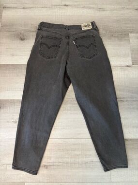 ⭐️SALE! Levi’s SilverTab Mom Jean Black High Rise Tapered Womens 32